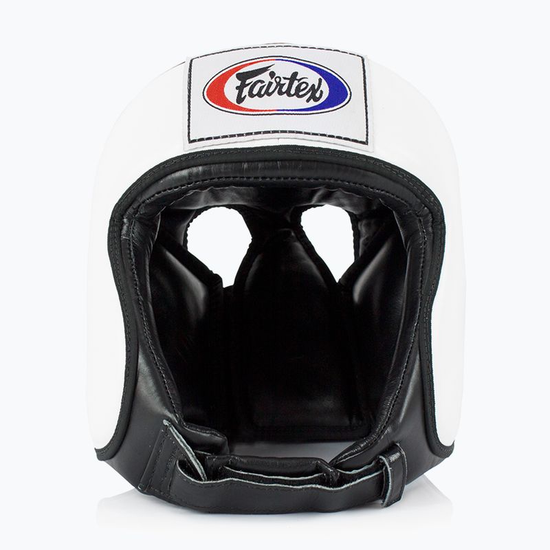 Boxerská helma  Fairtex Muay Thai & Kickboxing Competition white 2