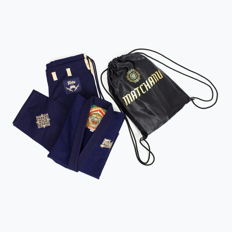 GI nabrazilské jiu-jitsu Fairtex 'Matchanu' navy blue 4