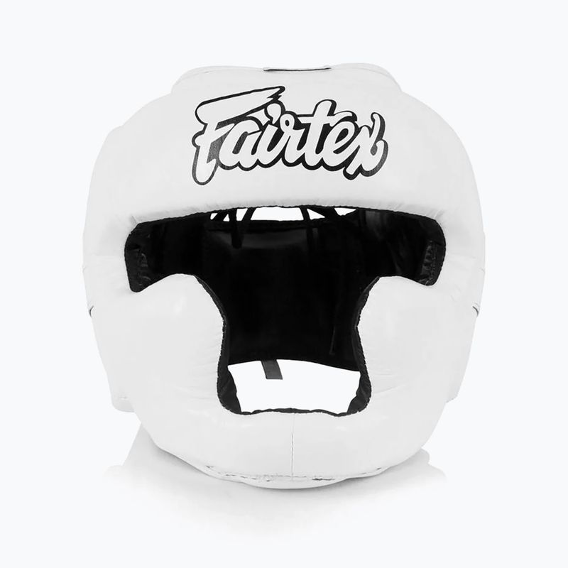 Dětská boxerská helma   Fairtex Headguard for Kids white 2