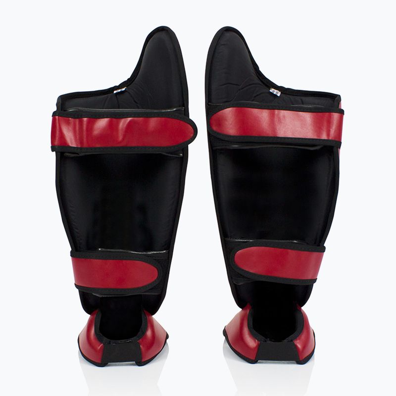 Chrániče holení Fairtex Ultimate červené 2