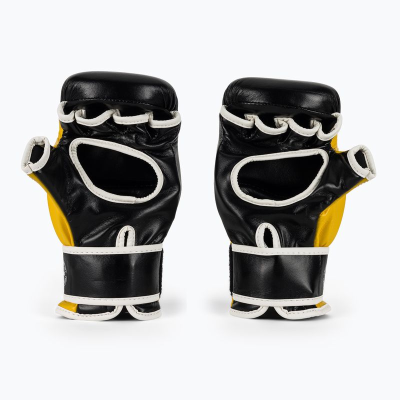 Fairtex Super Sparring Grapplingové rukavice černá/žlutá 3