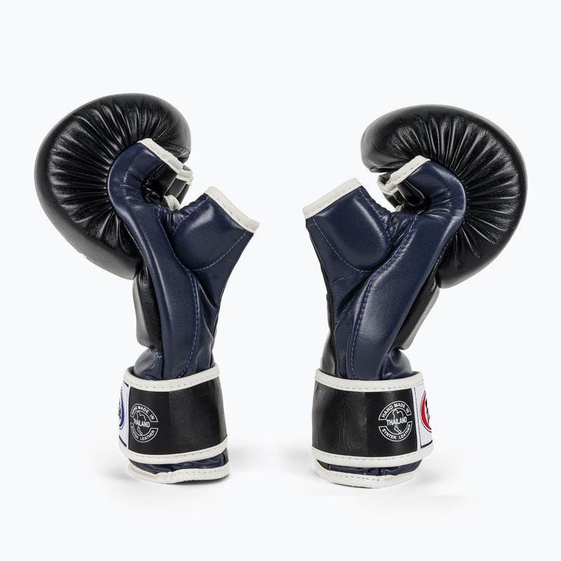 Fairtex Super Sparring Grapplingové rukavice černá/modrá 4