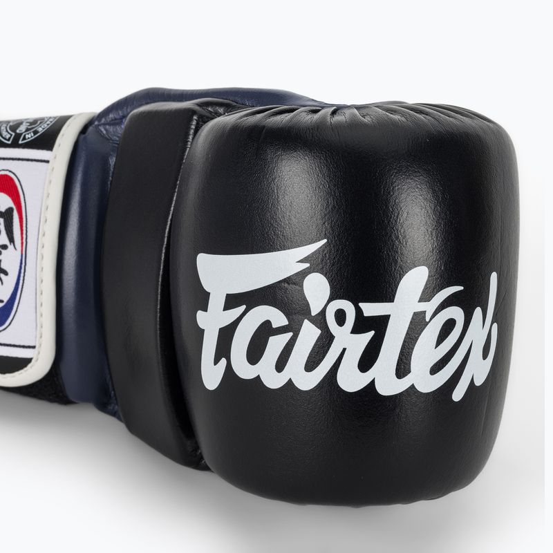 Fairtex Super Sparring Grapplingové rukavice černá/modrá 5