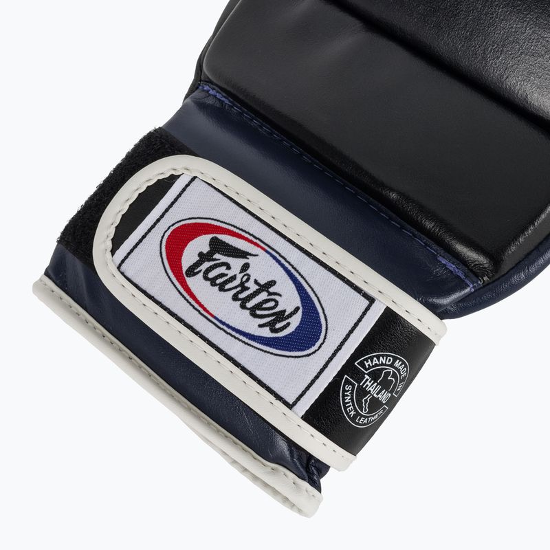 Fairtex Super Sparring Grapplingové rukavice černá/modrá 6