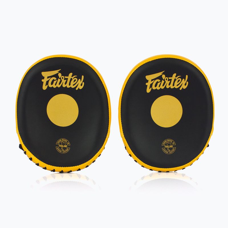 Fairtex Speed & Accuracy Focus Mitts černé/zlaté tréninkové tlapky