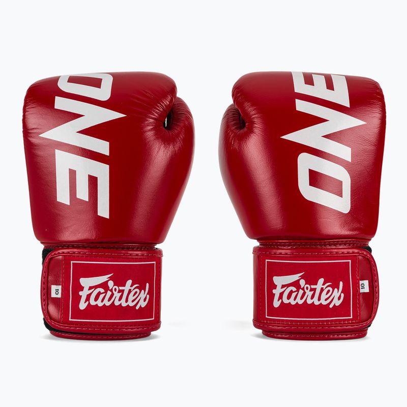 Boxerské rukavice Fairtex ONE X Fairtex Boxerské red 2