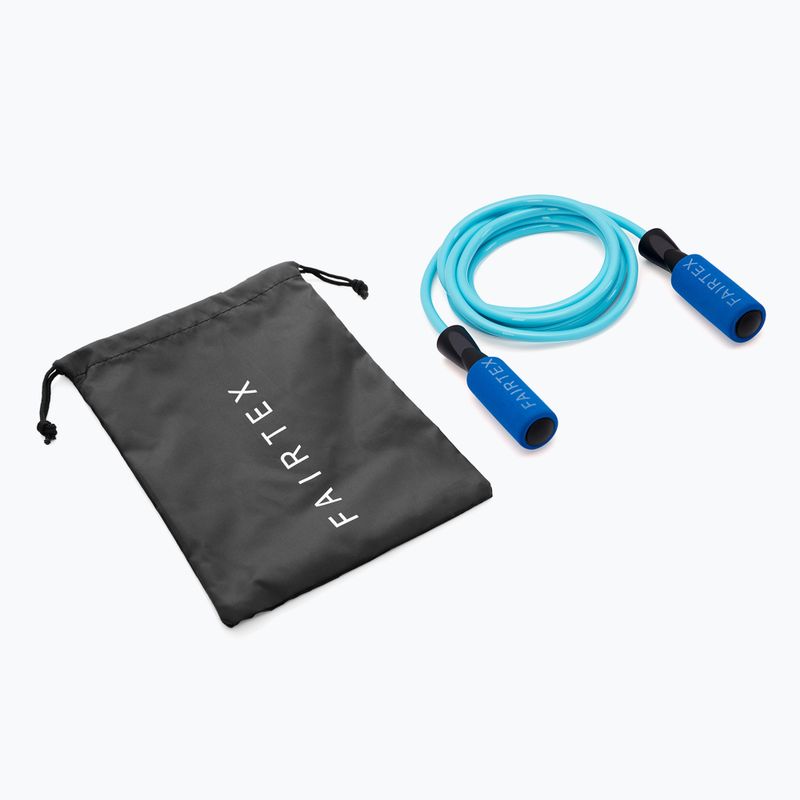 Fitness švihadlo Fairtex Ball Bearing light blue 2