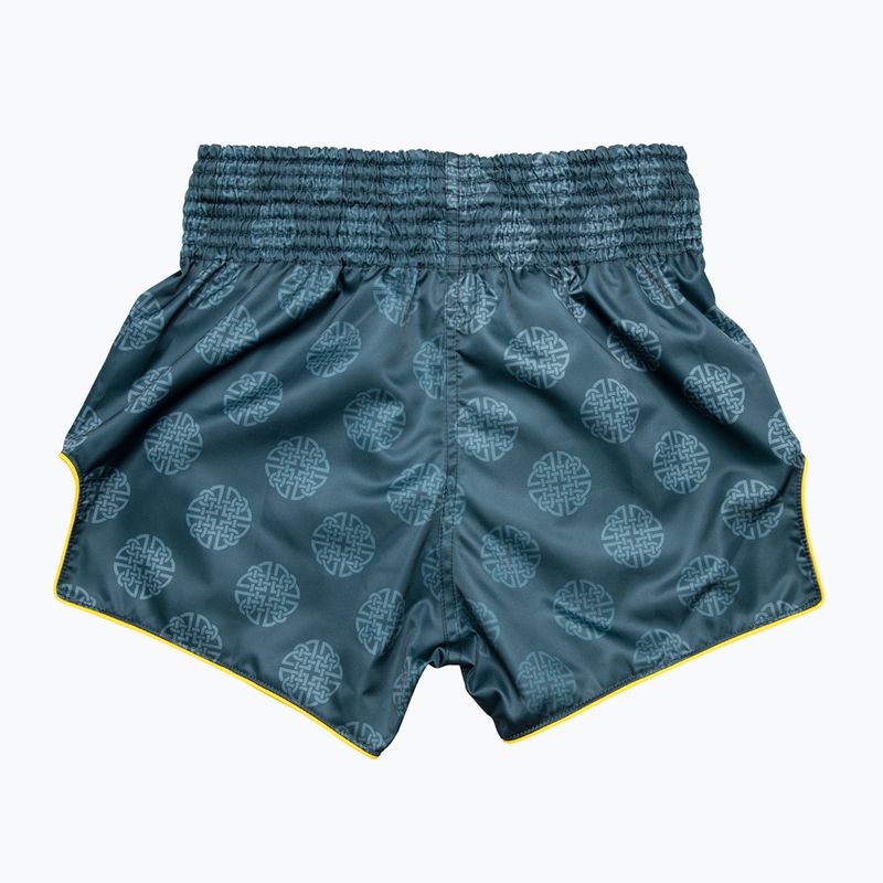 Tréninkové šortky Fairtex Muay Thai BS1915 'Clubber' pacific green 2