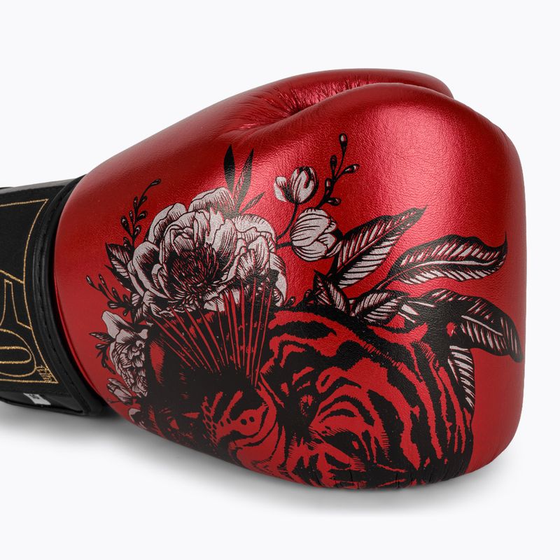 Červené boxerské rukavice Fairtex Golden Jubilee 5