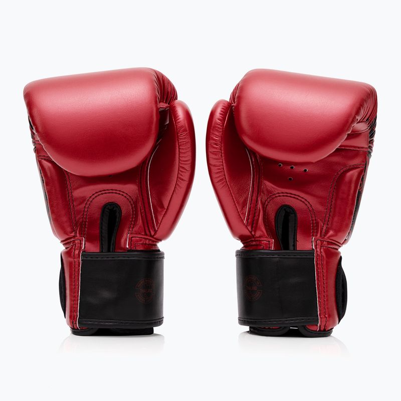 Červené boxerské rukavice Fairtex Golden Jubilee 2