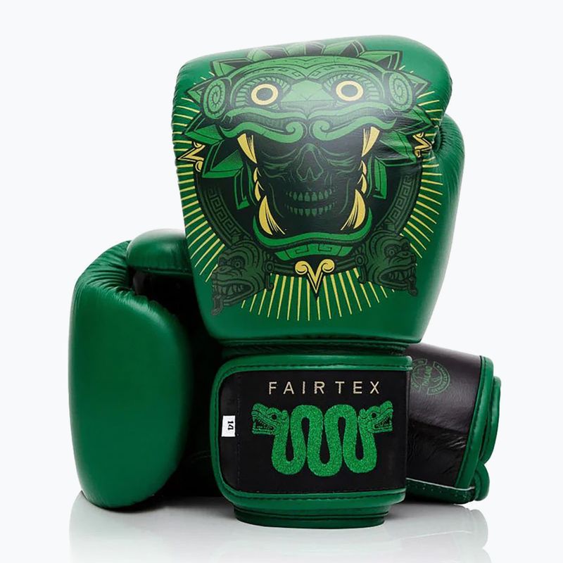 Fairtex X Tom Atencio Boxing Resurrection zelené boxerské rukavice 4