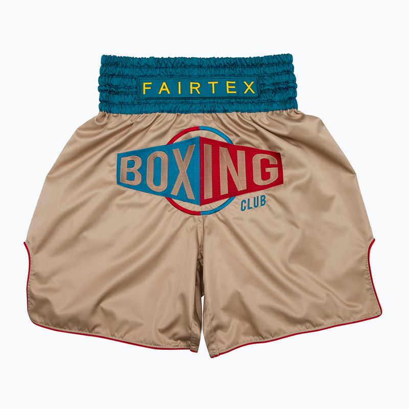 Boxerské šortky Fairtex BT2010 'Vintage' v khaki barvě