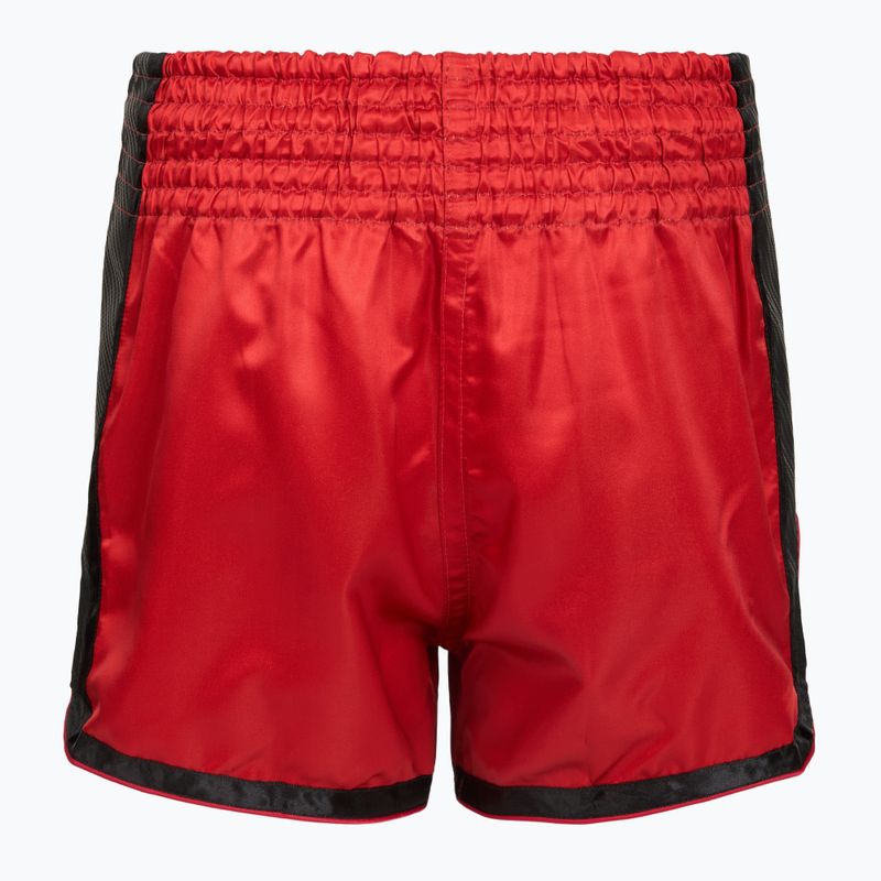 Dětské boxerské šortky Fairtex BSK2108 'Silent Warrior' červené 2