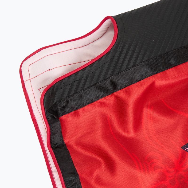 Dětské boxerské šortky Fairtex BSK2108 'Silent Warrior' červené 4