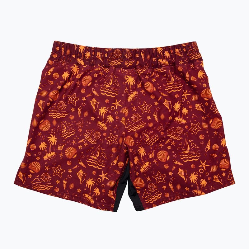 Tréninkové šortky Fairtex MMA Fightshort Breeze maroon 2