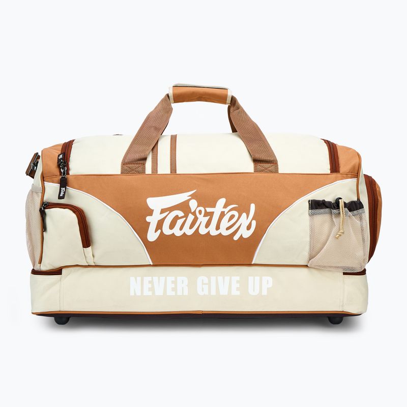 Tělocvičná taška Fairtex khaki/orange