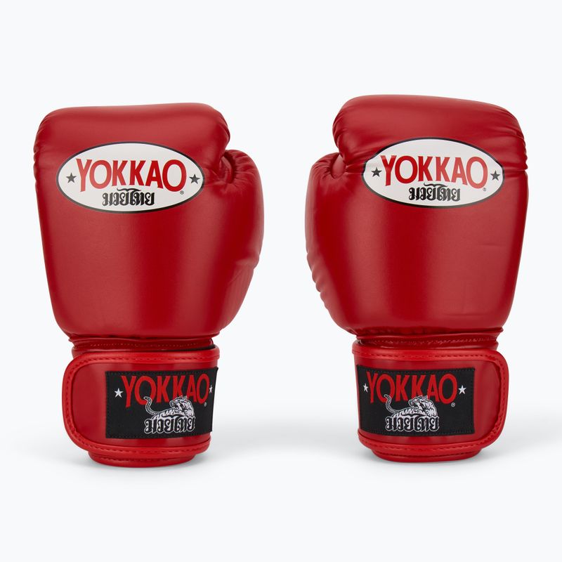 Pánské boxerské rukavice YOKKAO Matrix red 2