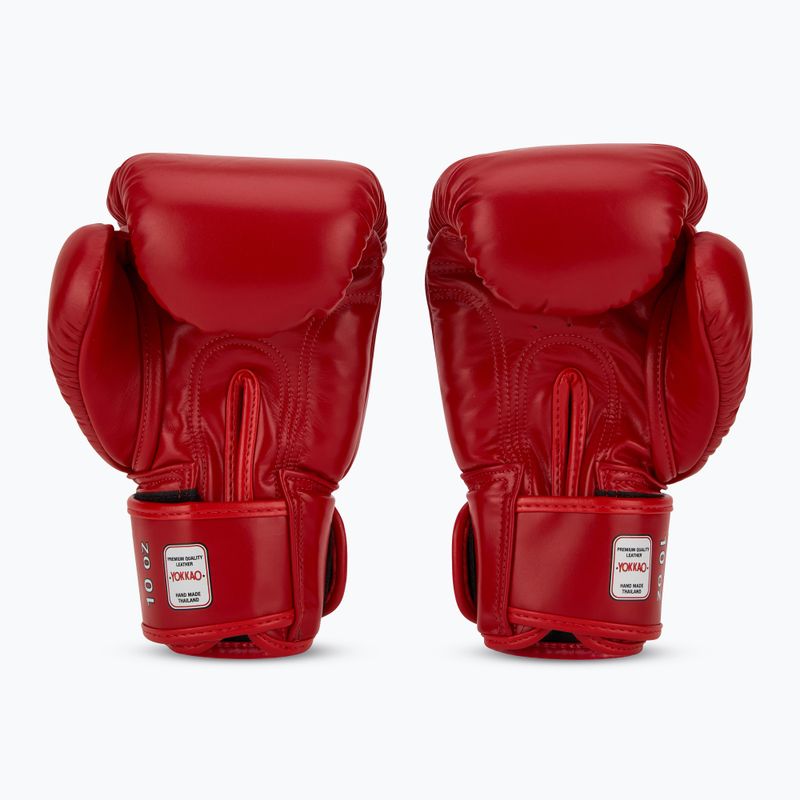 Pánské boxerské rukavice YOKKAO Matrix red 3