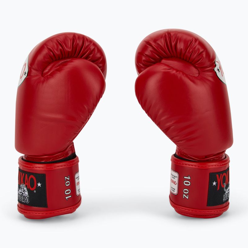 Pánské boxerské rukavice YOKKAO Matrix red 4