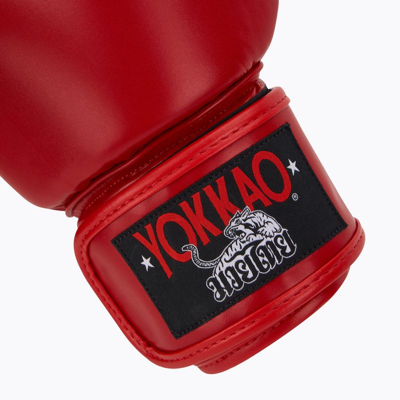 Pánské boxerské rukavice YOKKAO Matrix red 6