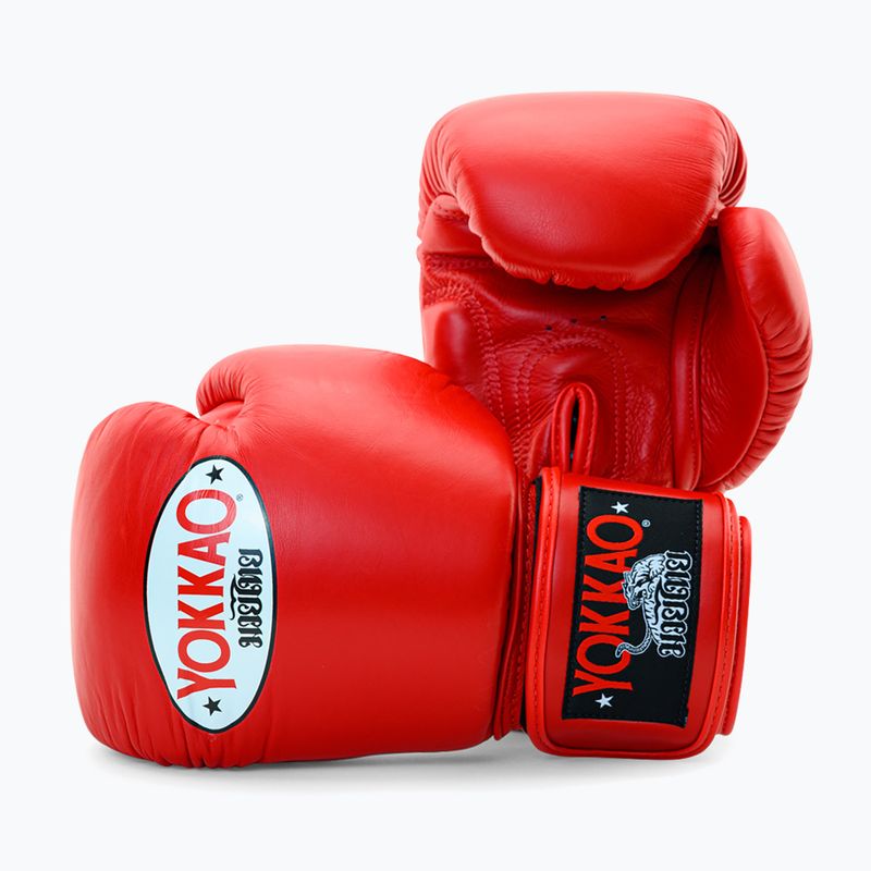 Pánské boxerské rukavice YOKKAO Matrix red 7