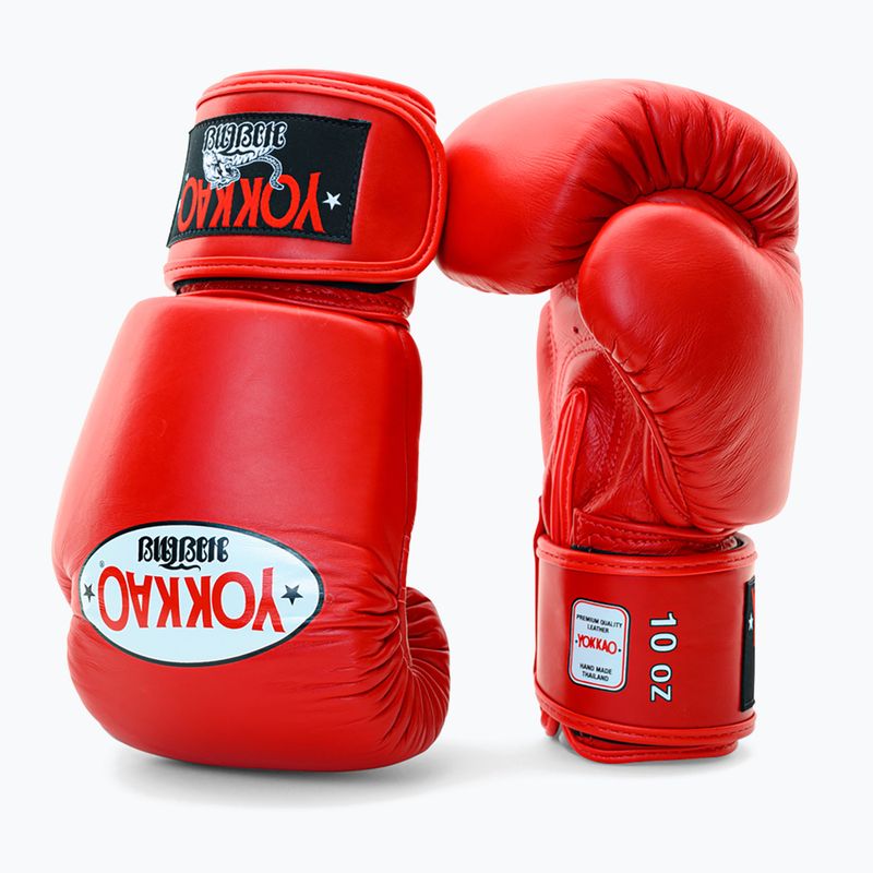 Pánské boxerské rukavice YOKKAO Matrix red 8