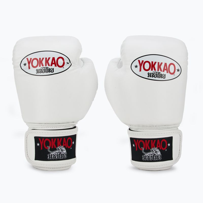 Pánské boxerské rukavice YOKKAO Matrix white 2