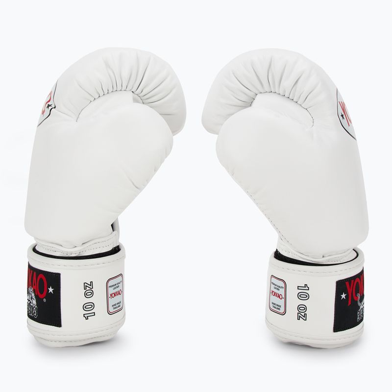Pánské boxerské rukavice YOKKAO Matrix white 4