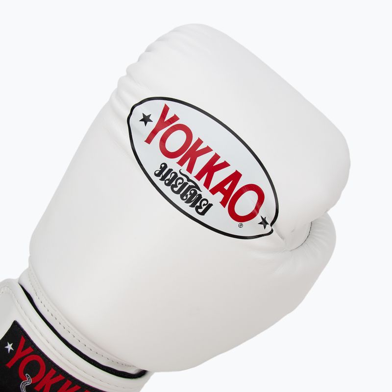 Pánské boxerské rukavice YOKKAO Matrix white 5