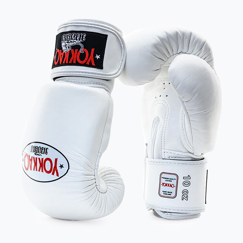 Pánské boxerské rukavice YOKKAO Matrix white 8