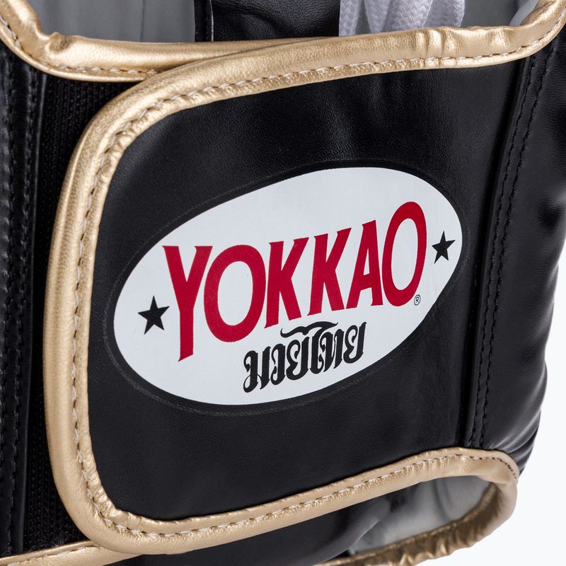 YOKKAO Training Headguard bojová sportovní přilba černá HYGL-1-1 3