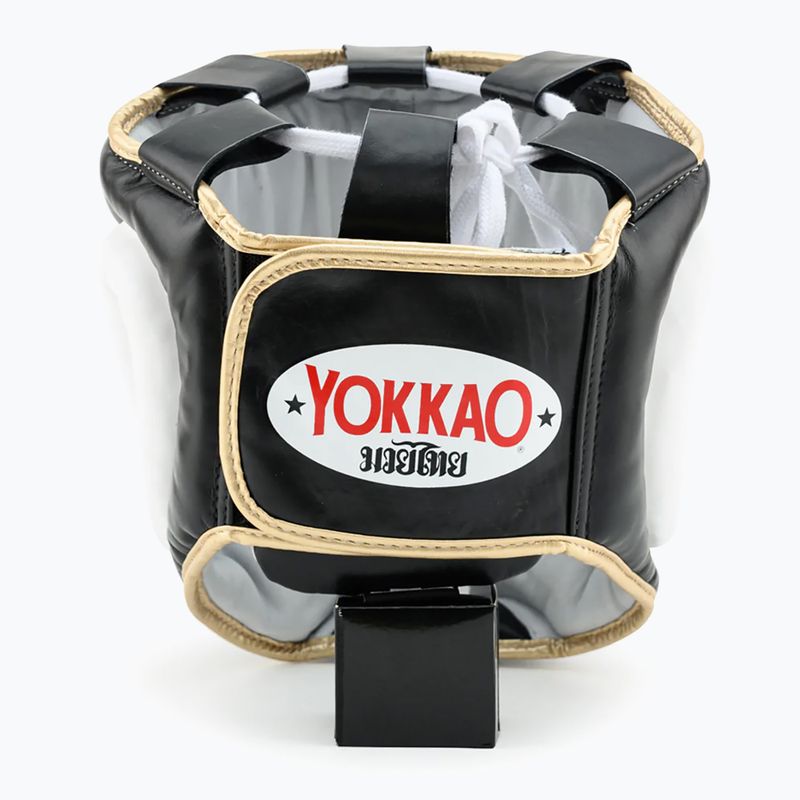 YOKKAO Training Headguard bojová sportovní přilba černá HYGL-1-1 7