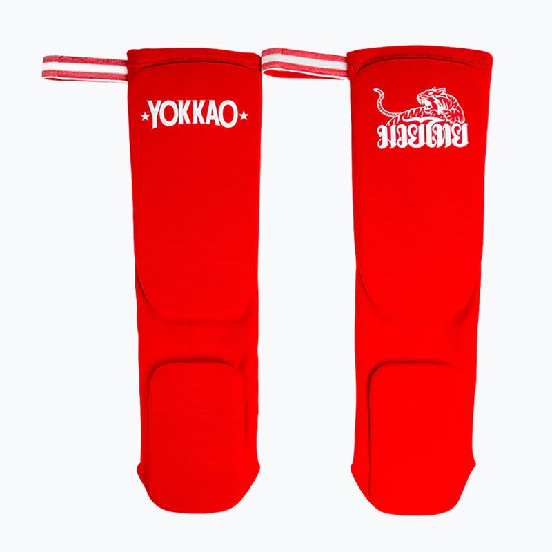 Chrániče holení YOKKAO Muay Thai Boxing red