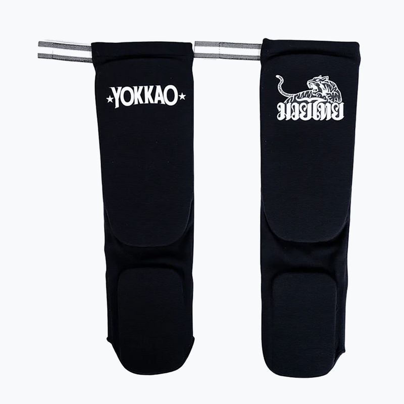 Chrániče holení YOKKAO Muay Thai Boxing black cotton