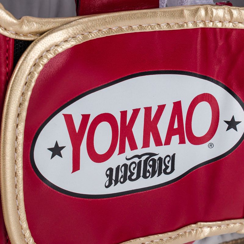 YOKKAO Training Headguard bojová sportovní přilba červená HYGL-1-2 4