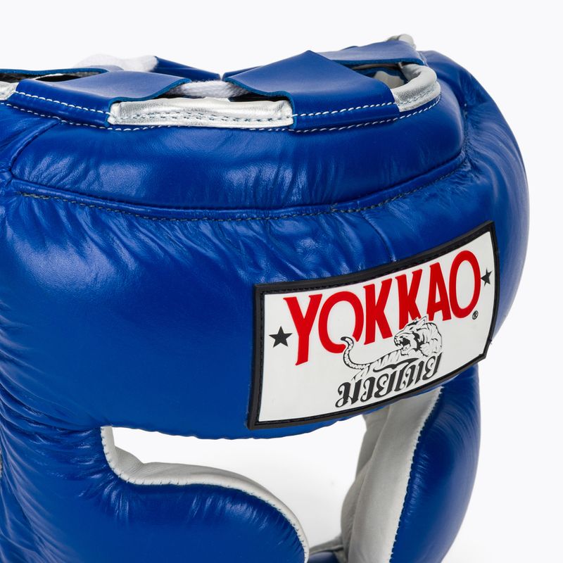 Boxerská helma YOKKAO Training blue 4