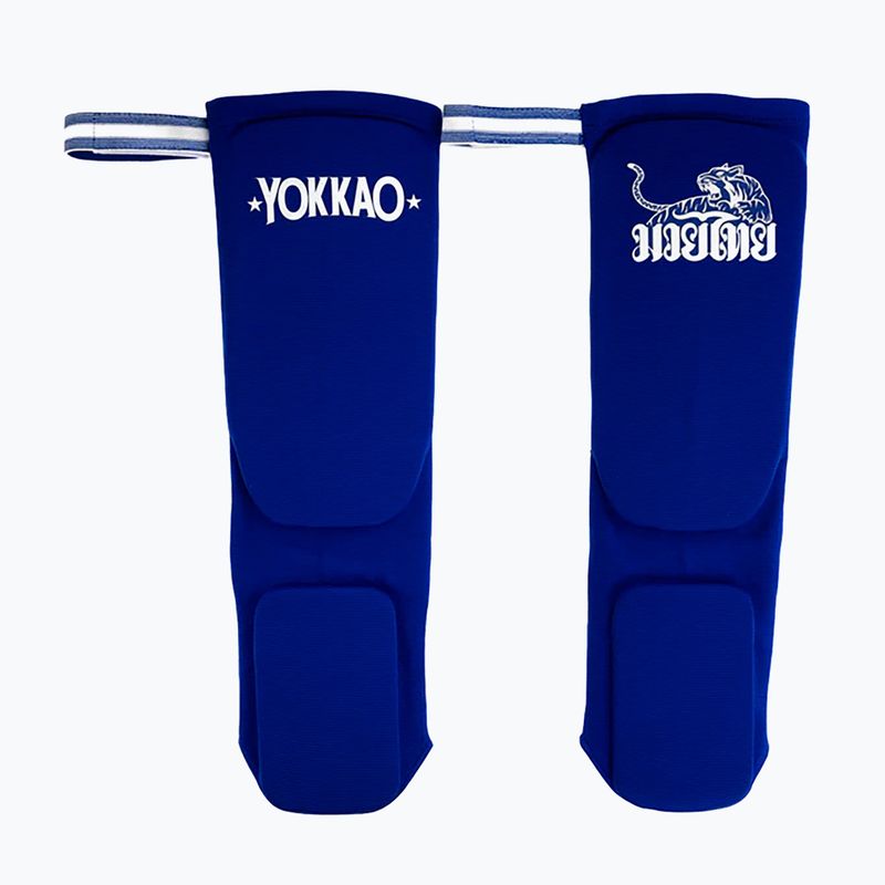 Chrániče holení YOKKAO Muay Thai Boxing blue cotton
