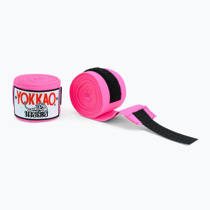 Boxerské bandáže YOKKAO růžové HW-2-8 2
