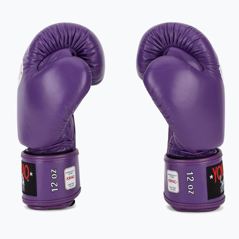 Pánské boxerské rukavice YOKKAO Matrix flash purple 4