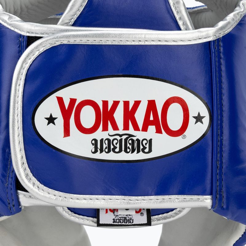 Boxerská helma YOKKAO Competition blue 5