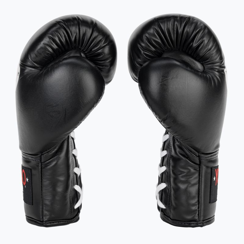 Pánské boxerské rukavice YOKKAO Matrix Lace Up black 4