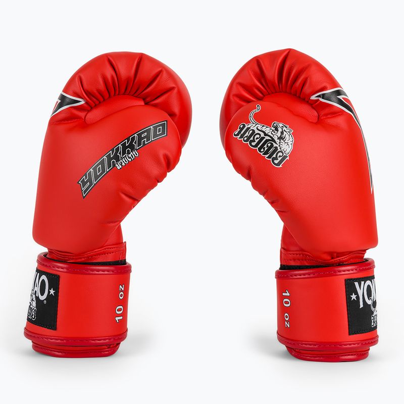 Boxerské rukavice YOKKAO Institution Boxing red 4
