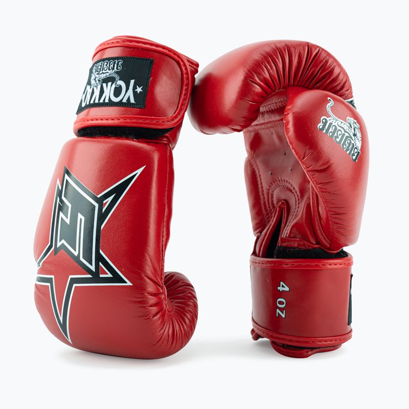 Boxerské rukavice YOKKAO Institution Boxing red