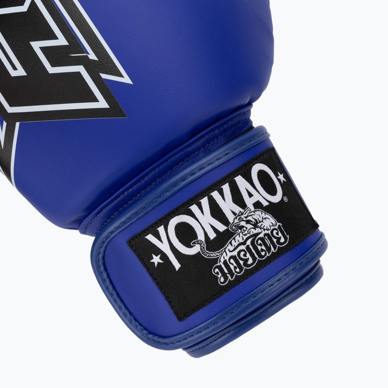 Boxerské rukavice YOKKAO Institution Boxing blue 6
