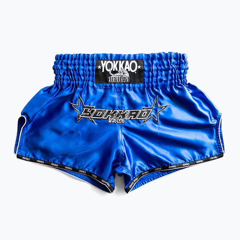 Pánské fitness šortky  YOKKAO Institution CarbonFit blue