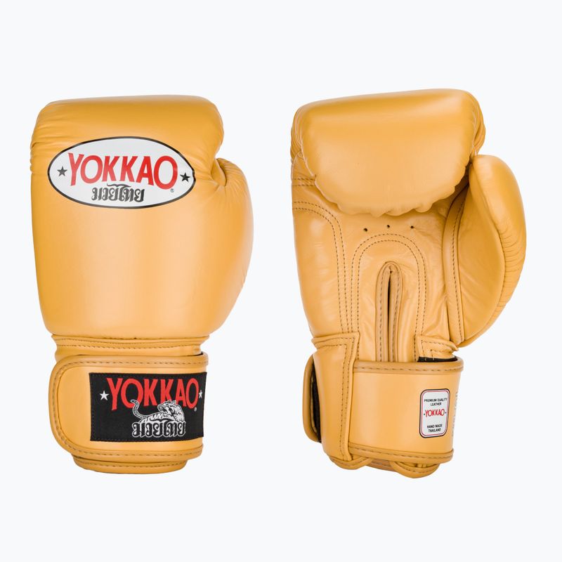 Pánské boxerské rukavice YOKKAO Matrix mango 