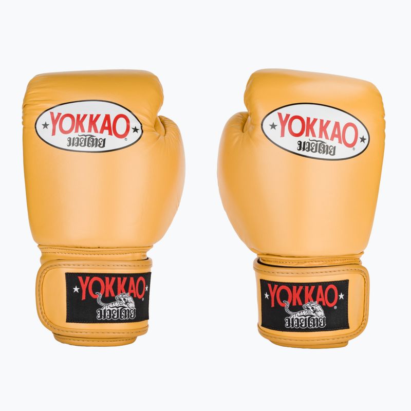 Pánské boxerské rukavice YOKKAO Matrix mango  2