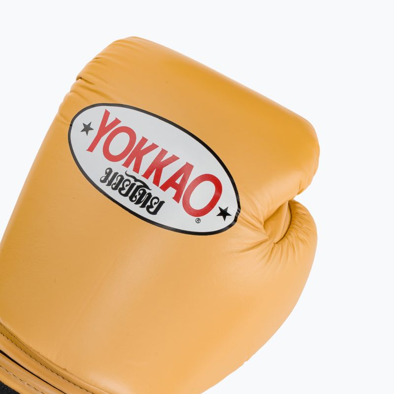 Pánské boxerské rukavice YOKKAO Matrix mango  5