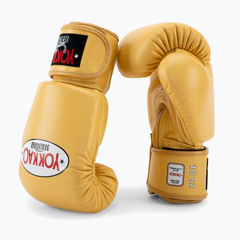 Pánské boxerské rukavice YOKKAO Matrix mango  3
