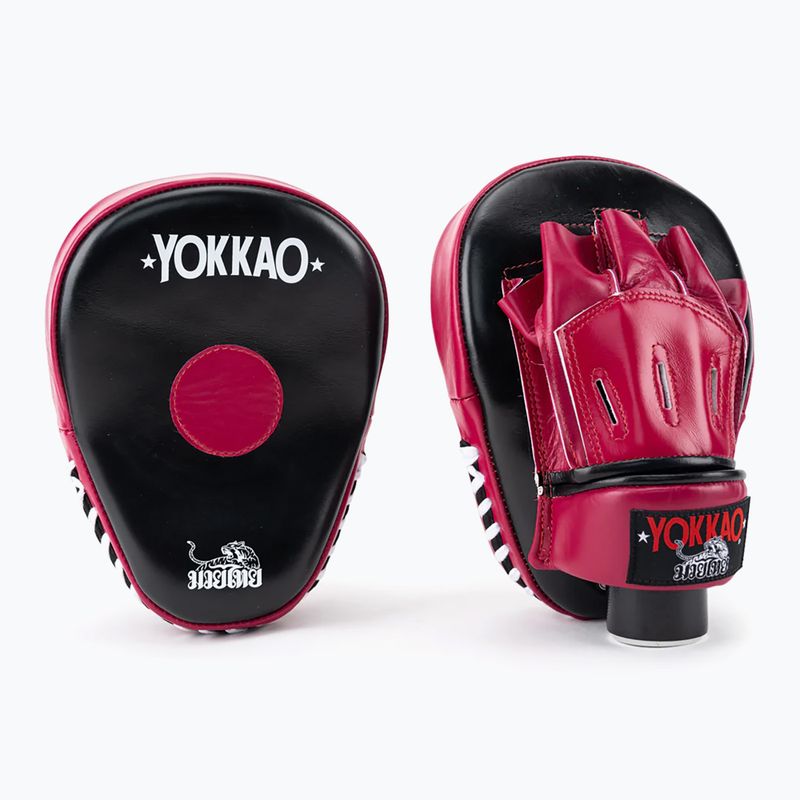 YOKKAO Focus Mitts Otevřené tréninkové kotouče černo-červené FYML-18